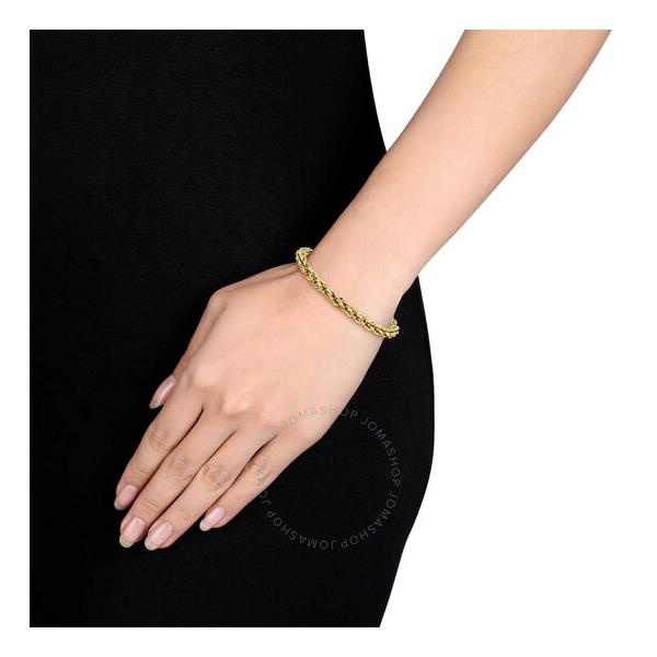  A모우 MOUR 6mm Infinity Rope Chain Bracelet In 14K Yellow Gold, 9 In JMS010515