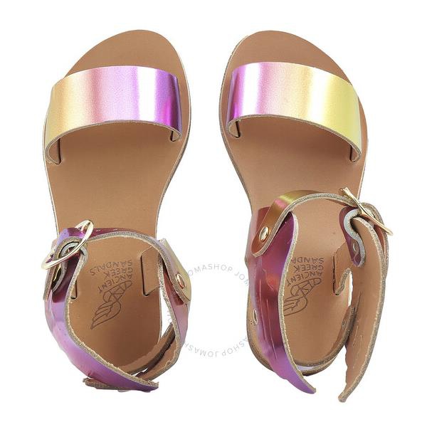  에인션트 그릭 샌들 Ancient Greek Sandals Girls Tropical Sunset Little Ikaria Soft Vachetta Sandals 10393-1051-00708
