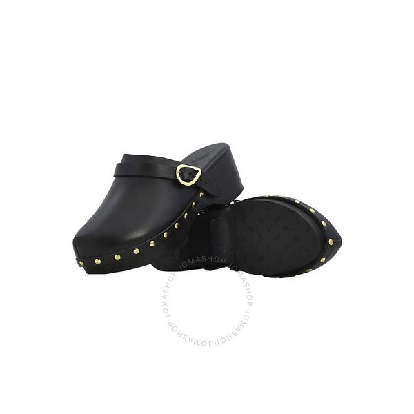  에인션트 그릭 샌들 Ancient Greek Sandals Ladies Black Classic Closed Studded Clogs 10943-1051-00039