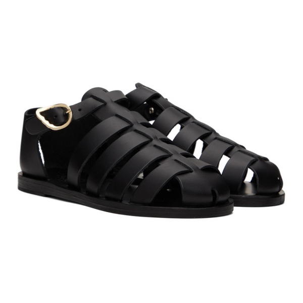  에인션트 그릭 샌들 Ancient Greek Sandals Black Homeria Sandals 241674F124033