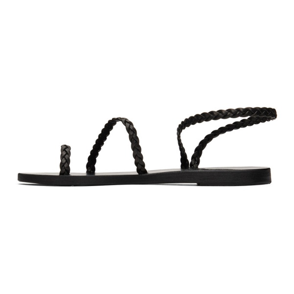  에인션트 그릭 샌들 Ancient Greek Sandals Black Eleftheria Sandals 241674F124042