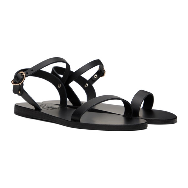  에인션트 그릭 샌들 Ancient Greek Sandals Black Irida Flat Sandals 241674F124085