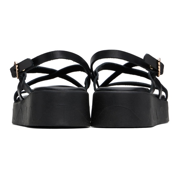  에인션트 그릭 샌들 Ancient Greek Sandals Black Silia Sandals 241674F124101