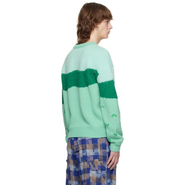  앤더슨벨 Andersson Bell Green Summer Garden Sweater 231375M201000