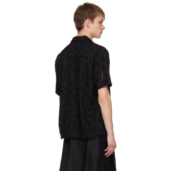  앤더슨벨 Andersson Bell Black Bali Shirt 231375M192002