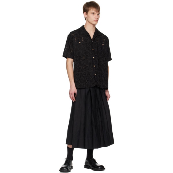  앤더슨벨 Andersson Bell Black Bali Shirt 231375M192002
