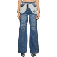 앤더슨벨 Andersson Bell Blue Madison Contoured Jeans 241375F069002