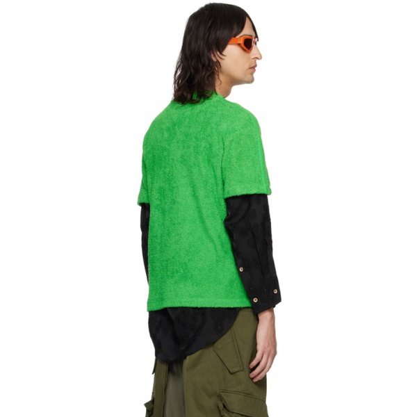  앤더슨벨 Andersson Bell Green Summer T-Shirt 241375M213012