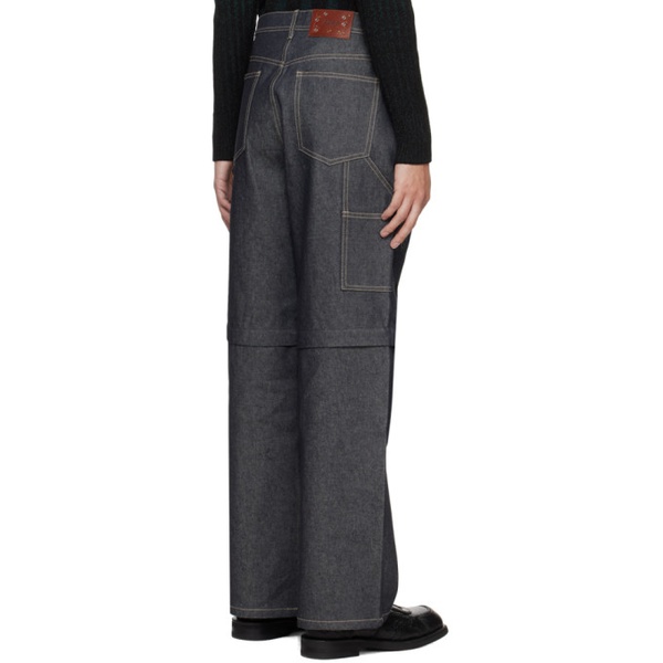  앤더슨벨 Andersson Bell Indigo Cutout Jeans 241375M186006