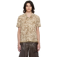 앤더슨벨 Andersson Bell Beige Flower Shirt 241375M192008