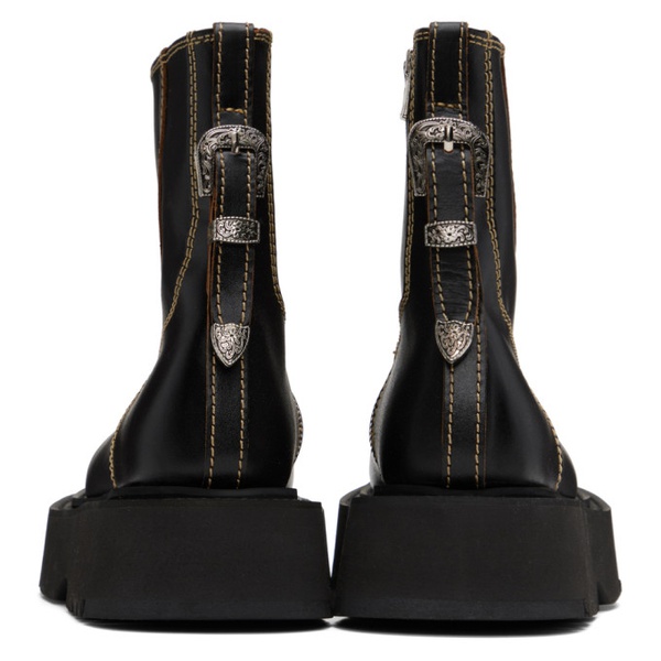  앤더슨벨 Andersson Bell Black Fia Ankle Boots 231375F113000
