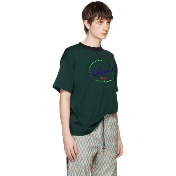  앤더슨벨 Andersson Bell Green Essential T-Shirt 231375M213006