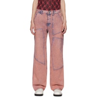 앤더슨벨 Andersson Bell Pink Coated Jeans 232375M186004