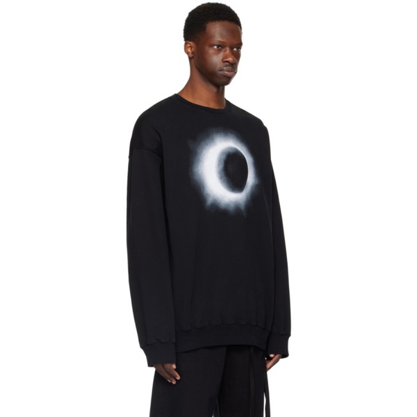  앤드윌 미스터 Ann Demeulemeester Black Wannes Eclipse Sweatshirt 241378M204001