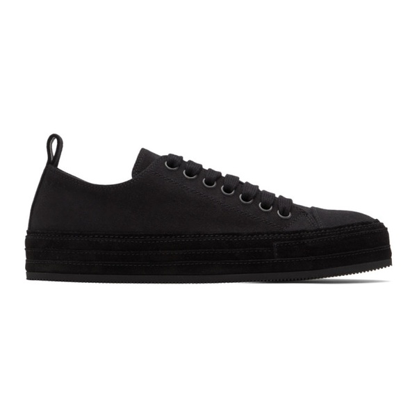  앤드윌 미스터 Ann Demeulemeester Black Denim Gert Sneakers 221378F128001