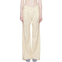 Anna October 오프화이트 Off-White Raya Trousers 232200F087002