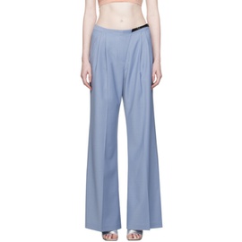 Anna October Blue Noemie Trousers 232200F087004
