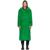 안나수이 Anna Sui SSENSE Exclusive Green Coat 232894M176000