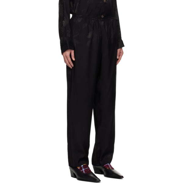  안나수이 Anna Sui SSENSE Exclusive Black Trousers 241894M190000