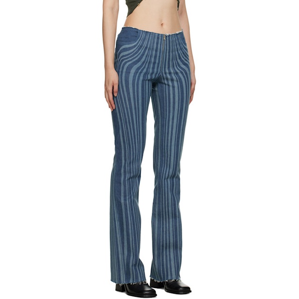  Anne Isabella Blue Striped Jeans 222986F069002
