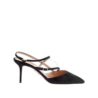 Aquazzura Carolyne 75 Pumps In Black CNEMIDP1-SUE-000