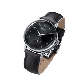 Arbutus MEN'S Classic Genuine Leather Black Dial Watch AR804SBB