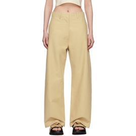 아치 더 Arch The Beige Long Trousers 231373F087021