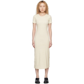 아치 더 Arch The Beige Crewneck Maxi Dress 231373F055002