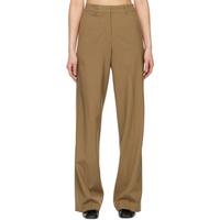 아치 더 Arch The Brown Simple Line Trousers 231373F087014