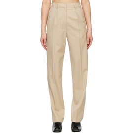 아치 더 Arch The Beige Simple Line Trousers 231373F087012