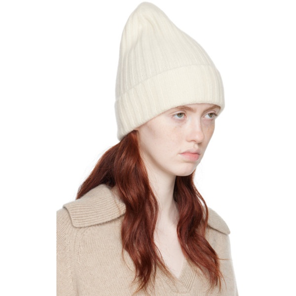  아치포 Arch4 오프화이트 Off-White Megan Cashmere Beanie 241449F014001