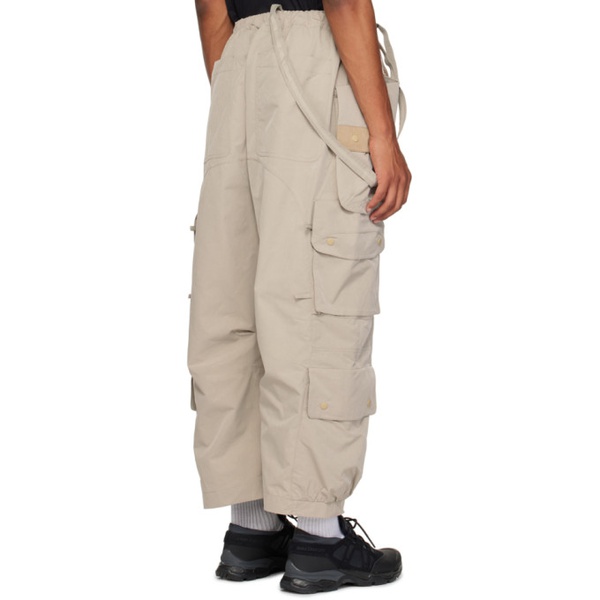  Archival Reinvent Beige Belted Cargo Pants 232701M188011