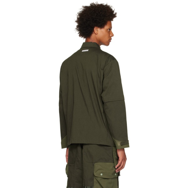  Archival Reinvent Green Detachable Sleeve Jacket 232701M180005