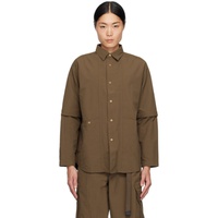 Archival Reinvent Brown Layered Shirt 241701M192001