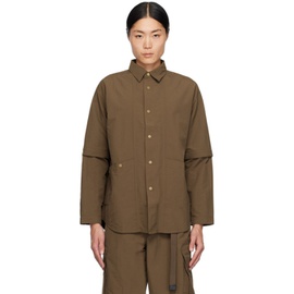 Archival Reinvent Brown Layered Shirt 241701M192001