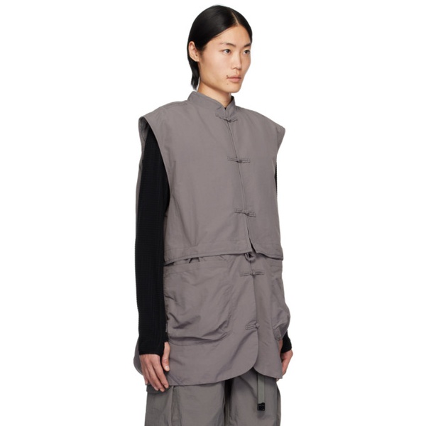  Archival Reinvent Gray Traditional Jacket 241701M180007