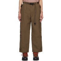 Archival Reinvent Brown Multi Pockets Cargo Pants 241701M188002