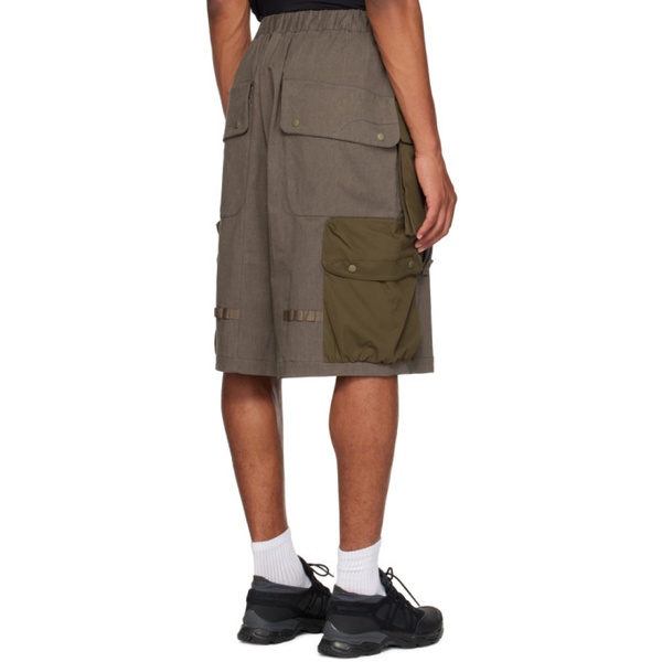  Archival Reinvent Brown Belted Shorts 232701M193002