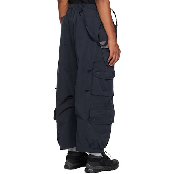  Archival Reinvent Navy Belted Cargo Pants 232701M188009