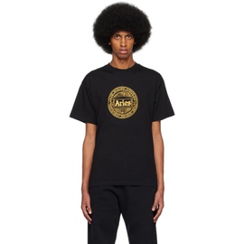에리즈 Aries Black Nu-Money T-Shirt 231136M213011