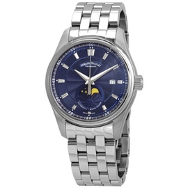 Armand Nicolet MEN'S MH2 Stainless Steel Blue Dial Watch A640L-BU-MA2640A