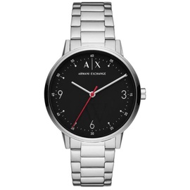 Armani Exchange MEN'S CAYDE Stainless Steel Black Dial Watch AX2737