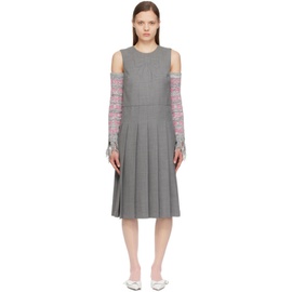 애슐리 윌리엄스 Ashley Williams Gray 3D Bow Midi Dress 241927F054005