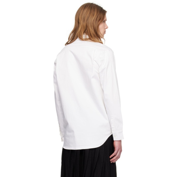  애슐리 윌리엄스 Ashley Williams White 3D Bow Shirt 241927M192000