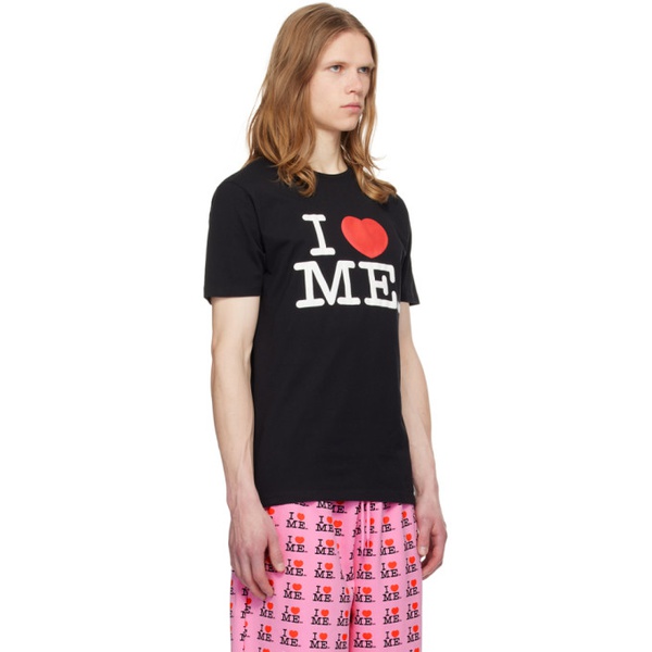  애슐리 윌리엄스 Ashley Williams SSENSE Exclusive Black I Heart Me T-Shirt 241927M213000