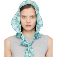 애슐리 윌리엄스 Ashley Williams Beige & Blue Check Bonnet 241927F014002