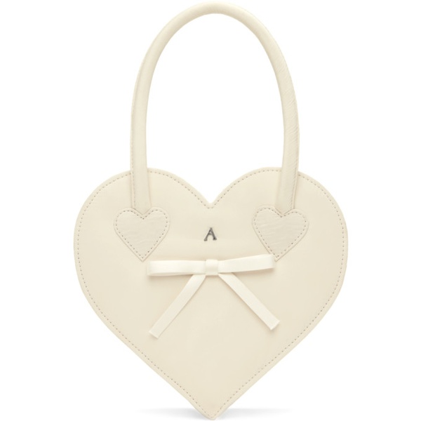  애슐리 윌리엄스 Ashley Williams SSENSE Exclusive White Heart Bag 242927F048000