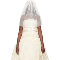 애슐리 윌리엄스 Ashley Williams SSENSE Exclusive White Bow Veil 242927F018001