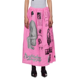 애슐리 윌리엄스 Ashley Williams Pink Executioner Doll Maxi Skirt 241927F093002