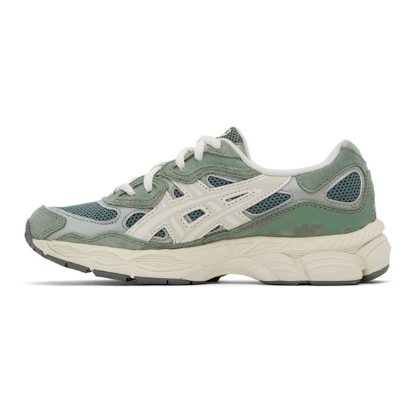  Asics Green & 오프화이트 Off-White Gel-NYC Sneakers 241092F128016